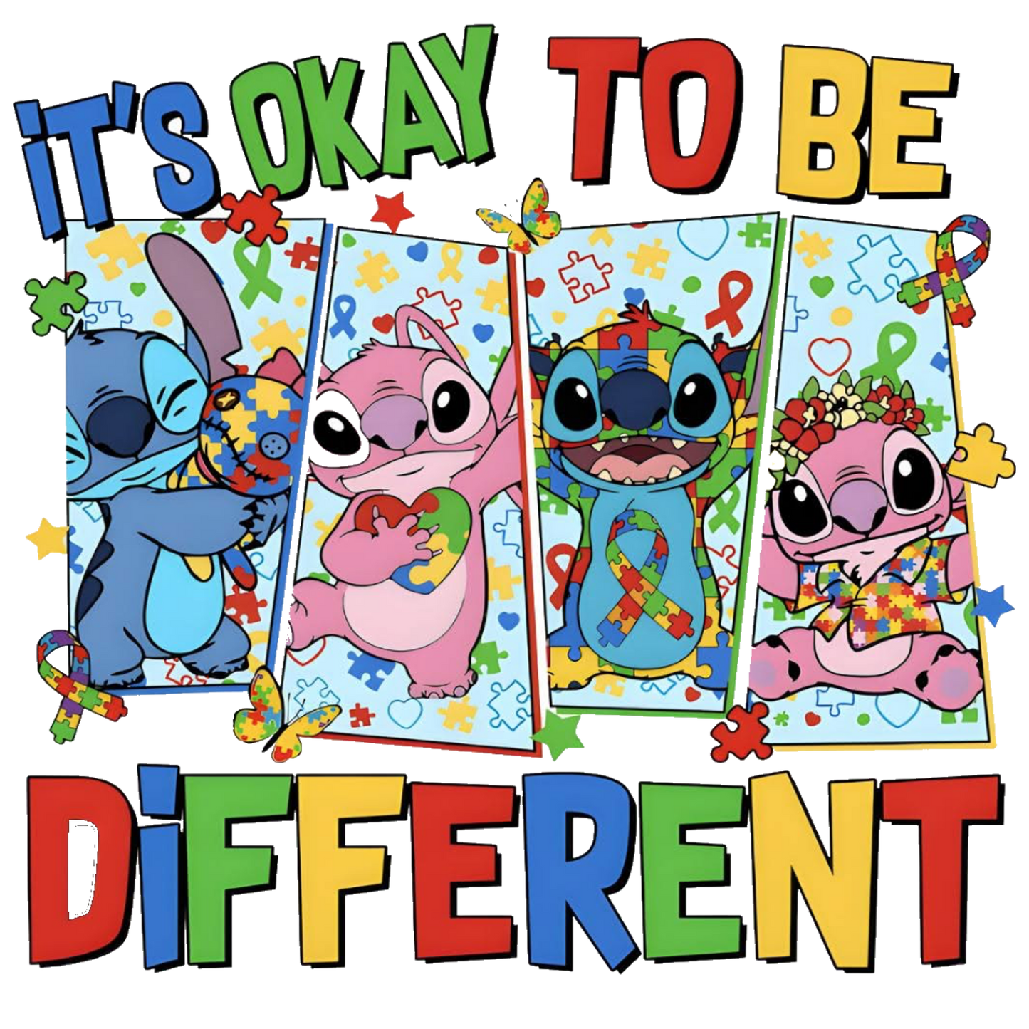 Lilo & Stitch DTF Transfer Bundle