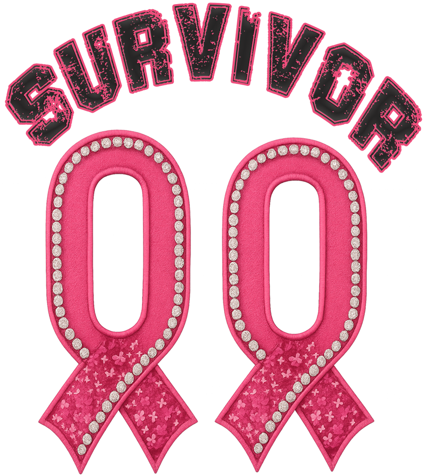Digital Download Breast Cancer Survivor Double Ribbon