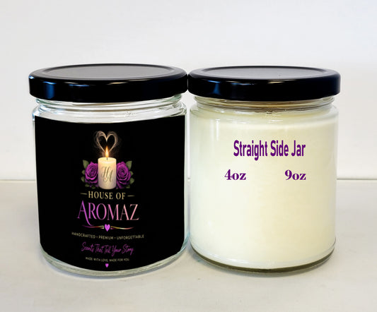 Straight Sided Candle Jar